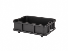 BAKERY CRATE basket w plastic crate