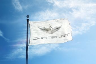Chatenetflagga för flaggstång